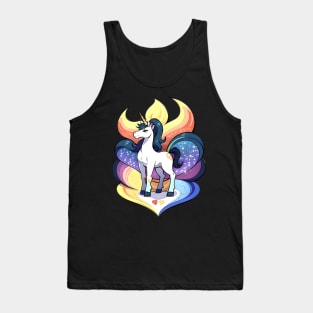 Unicorn Rainbow 11 Tank Top